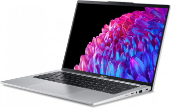 Ноутбук Acer Swift Go 14 SFG14-73 Core Ultra 7 155H 16Gb SSD1Tb Intel Arc 14" IPS 2.8K (2880x1800) Windows 11 Home silver WiFi BT Cam (NX.KV4CD.001) от магазина РЭССИ