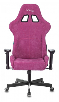 Кресло игровое Zombie VIKING KNIGHT Fabric малиновый Light-15 с подголов. крестов. металл от магазина РЭССИ