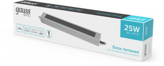 Блок питания Gauss Basic для лен.светод. серый (BT521) от магазина РЭССИ