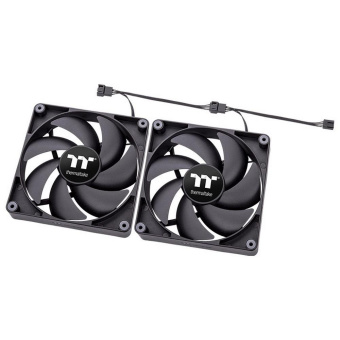 Вентилятор Thermaltake CT120 черный 4-pin 25.8dB Ret (CL-F147-PL12BL-A) от магазина РЭССИ