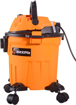 Строительный пылесос Вихрь СП-1400/15 1400Вт (уборка: сухая/влажная) оранжевый от магазина РЭССИ