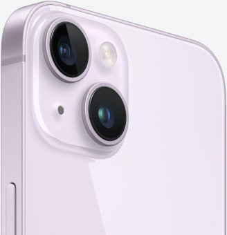 Смартфон Apple A2884 iPhone 14 256Gb 6Gb фиолетовый моноблок 3G 4G 2Sim 6.1" 1170x2532 iOS 16 12Mpix 802.11 a/b/g/n/ac/ax NFC GPS TouchSc Protect от магазина РЭССИ