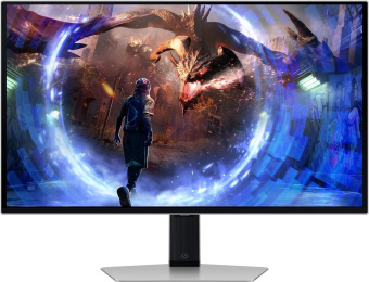 Монитор Samsung 27" Odyssey G6 S27DG600SIXCI черный OLED LED 1ms 16:9 HDMI матовая HAS Piv 250cd 178гр/178гр 2560x1440 360Hz FreeSync Premium Pro DP Quad 2K (1440p) USB 6.9кг от магазина РЭССИ