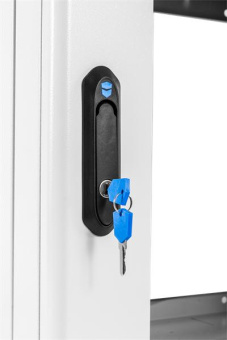 Шкаф коммутационный ЦМО (ШРН-12.350) настенный 12U 600x359мм пер.дв.стекл 200кг серый 300мм 180град. от магазина РЭССИ