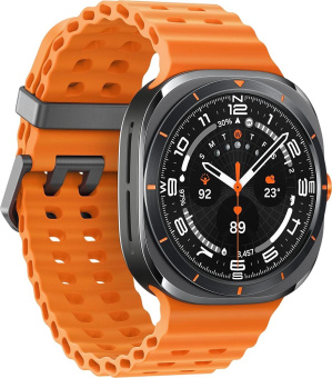 Смарт-часы Samsung Galaxy Watch Ultra LTE 47мм 1.5" AMOLED корп.черный рем.оранжевый (SM-L705FDAACAU) от магазина РЭССИ