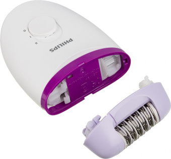 Эпилятор Philips BRE225/00 скор.:2 от электр.сети белый/фиолетовый от магазина РЭССИ