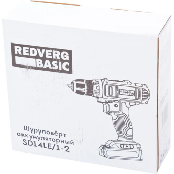 Аккумуляторный шуруповерт REDVERG Basic SD14LE/1-2 6680819 от магазина РЭССИ