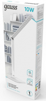 Светильник Gauss GT2011 настольный на подставке белый 10Вт от магазина РЭССИ