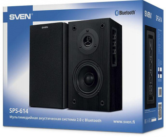 Колонки Sven АС SPS-614 2.0 черный 40Вт BT от магазина РЭССИ