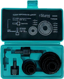 Коронка Sturm! 5440201 по дереву (8пред.) для дрелей от магазина РЭССИ