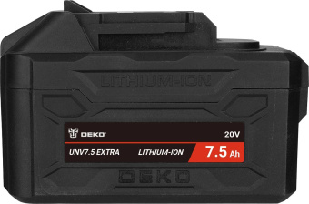 Батарея аккумуляторная Deko UNV7.5 EXTRA 20В 7.5Ач Li-Ion (063-4499) от магазина РЭССИ