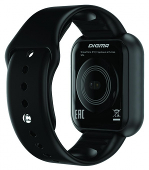 Смарт-часы Digma Smartline R1 1.3" TFT корп.черный рем.черный (R1B) от магазина РЭССИ