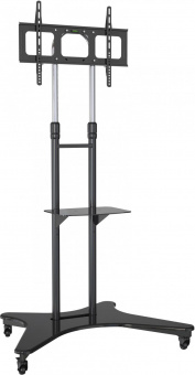 Стойка для телевизора Cactus CS-ST31 черный 37"-75" макс.81.6кг напольный мобильный от магазина РЭССИ