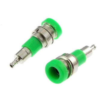 Z010 4mm panel jack GREEN от магазина РЭССИ