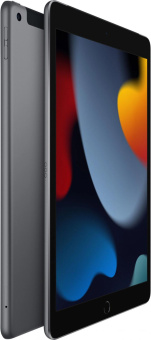 Планшет Apple iPad 2021 A2603 A13 Bionic 6С ROM64Gb 10.2" IPS 2160x1620 LTE 1Sim iOS серый космос 8Mpix 12Mpix BT GPS WiFi Touch 9hr от магазина РЭССИ