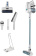 Картинка Пылесос Polaris HandStick Pro PVCS 4000 450Вт белый/бирюзовый от магазина РЭССИ Пылесос Polaris HandStick Pro PVCS 4000 450Вт белый/бирюзовый от магазина РЭССИ