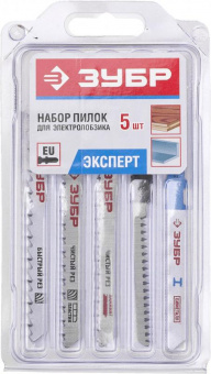 Набор пилок универсальные Зубр 15580-H5 5пред. (лобзики) от магазина РЭССИ