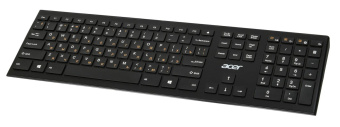 Клавиатура Acer OKR010 черный USB беспроводная slim Multimedia от магазина РЭССИ