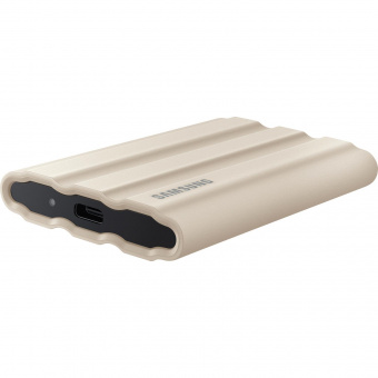 Накопитель SSD Samsung Original USB-C 2Tb MU-PE2T0K/WW Shield T7 1.8" бежевый от магазина РЭССИ