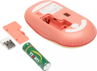 Мышь Acer OMR205 розовый/бежевый оптическая 1200dpi беспров. USB для ноутбука 3but (ZL.MCEEE.02L) от магазина РЭССИ