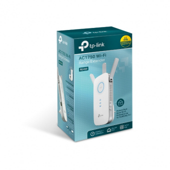 Повторитель беспроводного сигнала TP-Link RE450 AC1750 10/100/1000BASE-TX белый от магазина РЭССИ