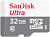 Флеш карта microSDHC 32Gb Class10 Sandisk SDSQUNS-032G-GN3MN Ultra 80 w/o adapter от магазина РЭССИ