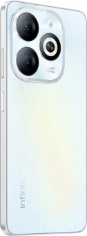 Смартфон Infinix X6525B Smart 8 Pro 256Gb 4Gb белый моноблок 3G 4G 2Sim 6.56" 720x1612 Android 13 50Mpix 802.11 a/b/g/n/ac GPS GSM900/1800 GSM1900 TouchSc Protect FM microSD max2048Gb от магазина РЭССИ
