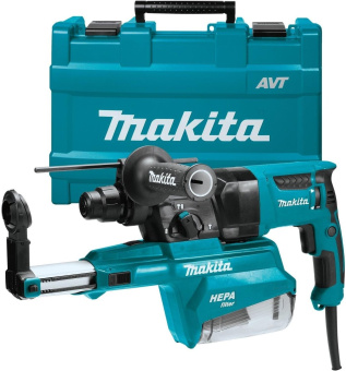 Перфоратор Makita HR2653 патрон:SDS-plus уд.:2.4Дж 800Вт (кейс в комплекте) от магазина РЭССИ