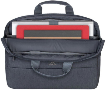 Сумка для ноутбука 15.6" Riva 7532 dark grey темно-серый полиэстер от магазина РЭССИ
