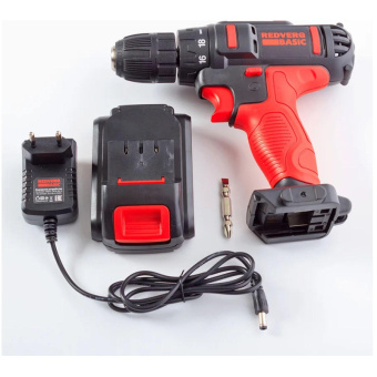 Аккумуляторный шуруповерт REDVERG Basic SD18LE/1-2 6680821 от магазина РЭССИ