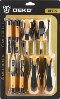 Набор отверточный Deko SS08 8 предметов от магазина РЭССИ