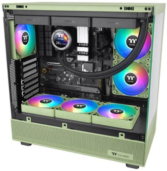 Вентилятор Thermaltake CT120 Sync Matcha ARGB зеленый 4-pin 25.8dB Ret (CL-F202-PL12MG-A) от магазина РЭССИ
