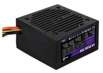 Блок питания Aerocool ATX 750W VX PLUS 750W (24+4+4pin) APFC 120mm fan 4xSATA RTL от магазина РЭССИ