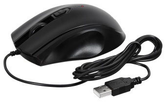 Мышь Acer OMW020 черный оптическая 1600dpi USB 4but (ZL.MCEEE.004) от магазина РЭССИ