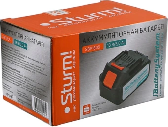 Батарея аккумуляторная Sturm! SBP1805 18В 5Ач Li-Ion от магазина РЭССИ