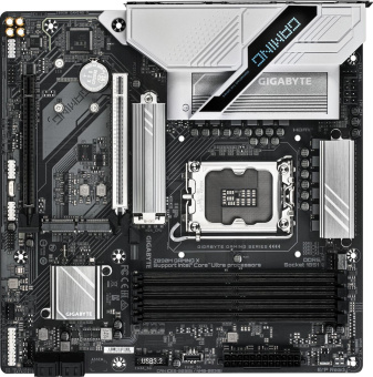 Материнская плата Gigabyte Z890M GAMING X Soc-1851 Intel Z890 4xDDR5 mATX AC`97 8ch(7.1) 2.5Gg RAID+HDMI+DP от магазина РЭССИ