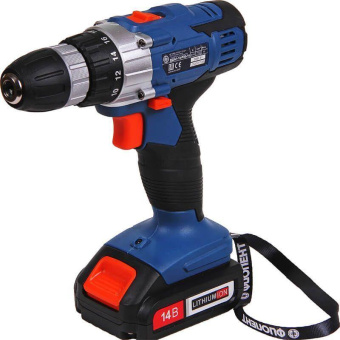 Дрель-шуруповерт Фиолент ДША1-10-РЭ5-14В аккум. патрон:быстрозажимной (кейс в комплекте) (ИДФР298114005-01) от магазина РЭССИ