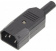 Картинка Вилка Lanmaster LAN-IEC-320-C14/90 угловая от магазина РЭССИ Вилка Lanmaster LAN-IEC-320-C14/90 угловая от магазина РЭССИ