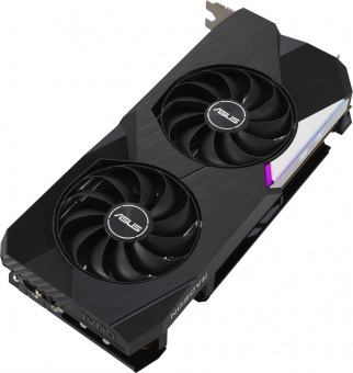 Видеокарта Asus PCI-E 4.0 DUAL-RX6700XT-12G AMD Radeon RX 6700XT 12288Mb 192 GDDR6 2424/16000 HDMIx1 DPx3 HDCP Ret от магазина РЭССИ
