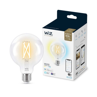 Умная лампа WiZ E27 60Вт 806lm Wi-Fi (упак.:1шт) (929003018201) от магазина РЭССИ