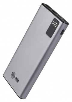 Мобильный аккумулятор Cactus CS-PBFSLT-10000 10000mAh 3A 2xUSB серый от магазина РЭССИ