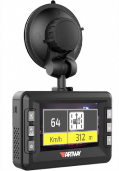 Видеорегистратор с радар-детектором Artway MD-109 GPS черный от магазина РЭССИ