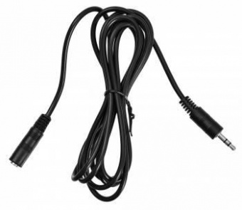 Кабель-удлинитель аудио Buro Jack 3.5 (m)/Jack 3.5 (f) 2м. черный (BAAC003-2) от магазина РЭССИ