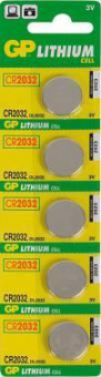 Батарея GP Lithium CR2032 (5шт) от магазина РЭССИ