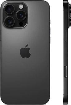 Смартфон Apple A3297 iPhone 16 Pro Max 512Gb черный титан моноблок 3G 4G 2Sim 6.9" 1320x2868 iOS 18 48Mpix 802.11 a/b/g/n/ac/ax/be NFC GPS Protect от магазина РЭССИ
