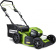 Картинка Газонокосилка роторная Greenworks GD60LM46SP (2502907) от магазина РЭССИ Газонокосилка роторная Greenworks GD60LM46SP (2502907) от магазина РЭССИ