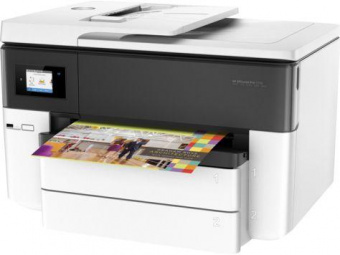 МФУ струйный HP Officejet Pro 7740 WF AiO (G5J38A) A3 Duplex Net WiFi USB RJ-45 белый/черный от магазина РЭССИ