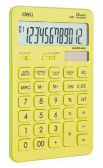 Калькулятор настольный Deli Touch EM01551 желтый 12-разр. от магазина РЭССИ
