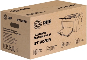 Принтер лазерный Cactus CS-LP1120NWB A4 черный (в комплекте: картридж + кабель USB, Ethernet) от магазина РЭССИ