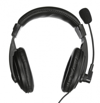 Наушники с микрофоном Оклик HS-M137V черный 1.8м мониторные оголовье (614046) от магазина РЭССИ